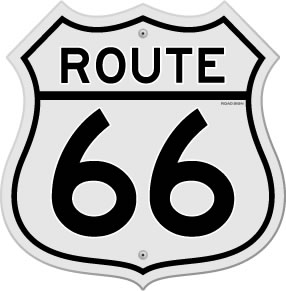 California Route 66 Sign